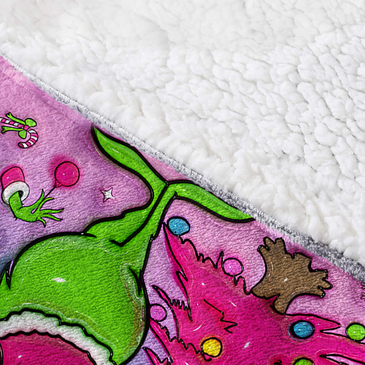 Holo Christmas - Personalized Stole Christmas Blanket Hoodie