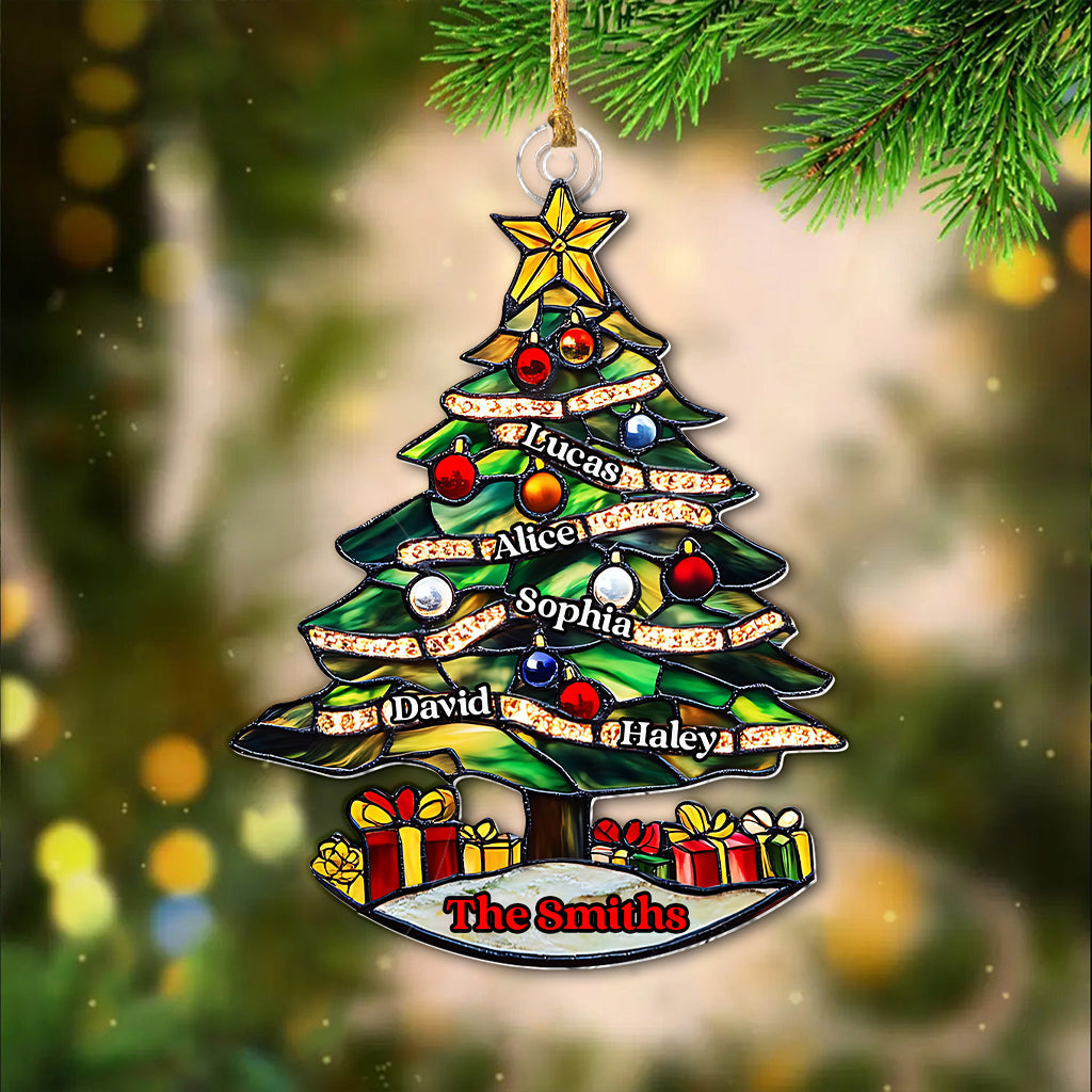 Joyeux Noël - Ornement de Noël personnalisé pour la famille