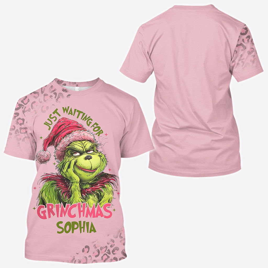 Waiting For Christmas - Personalized Stole Christmas All Over Shirt