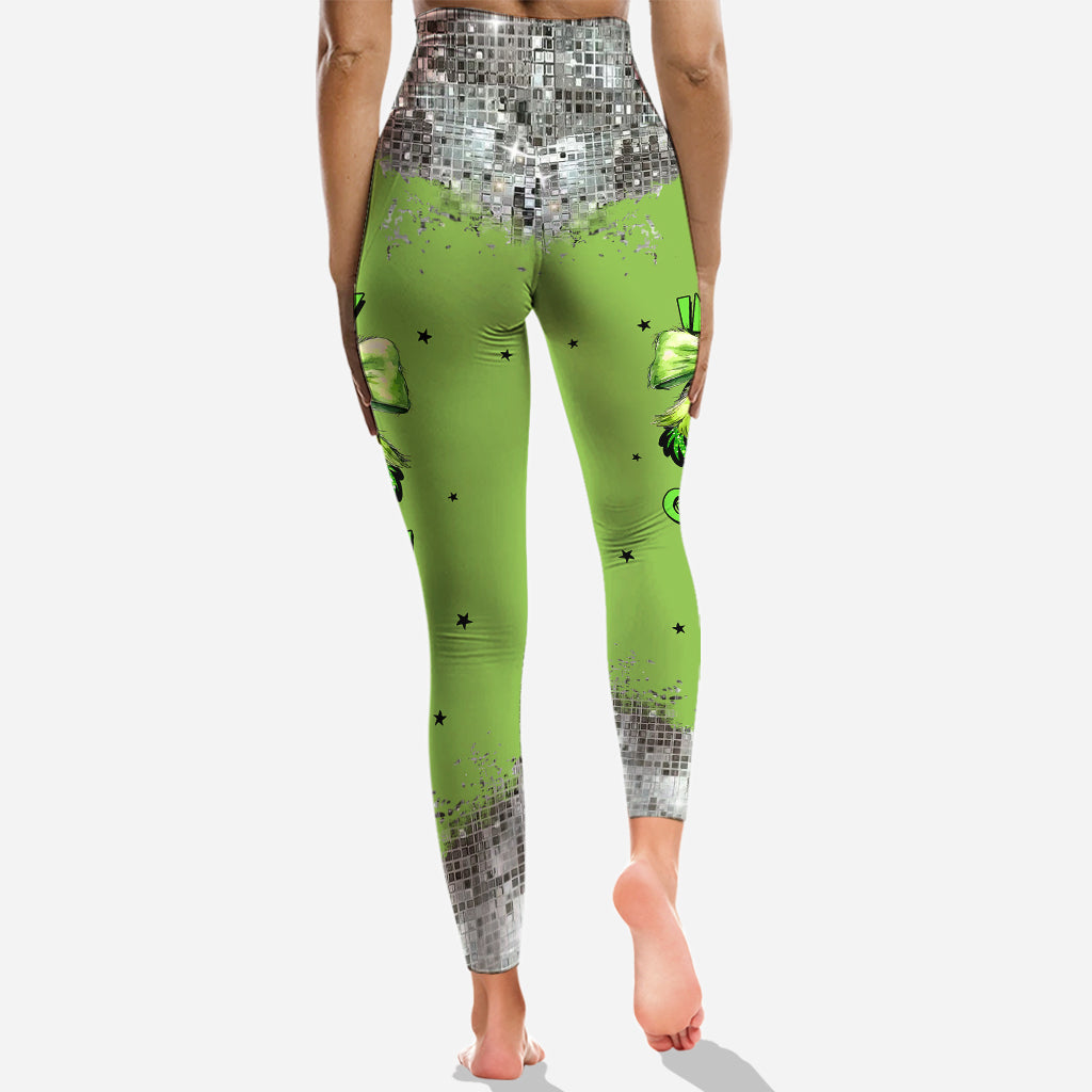 In My Grinchy Era - Personalized Stole Christmas Hoodie and Leggings