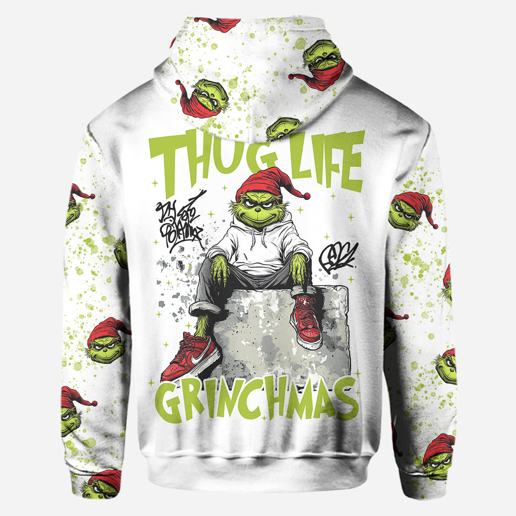 Merry Grinchmas - Personalized Stole Christmas Hoodie and Leggings