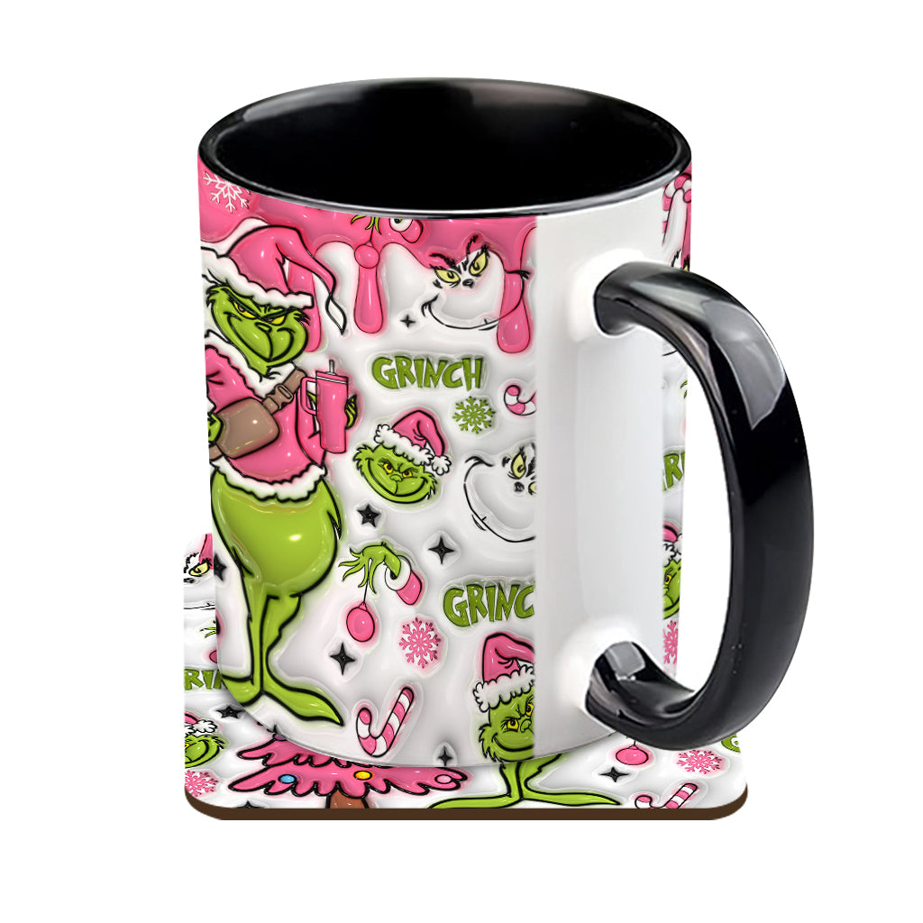 Merry Grinchmas - Personalized Stole Christmas Accent Mug
