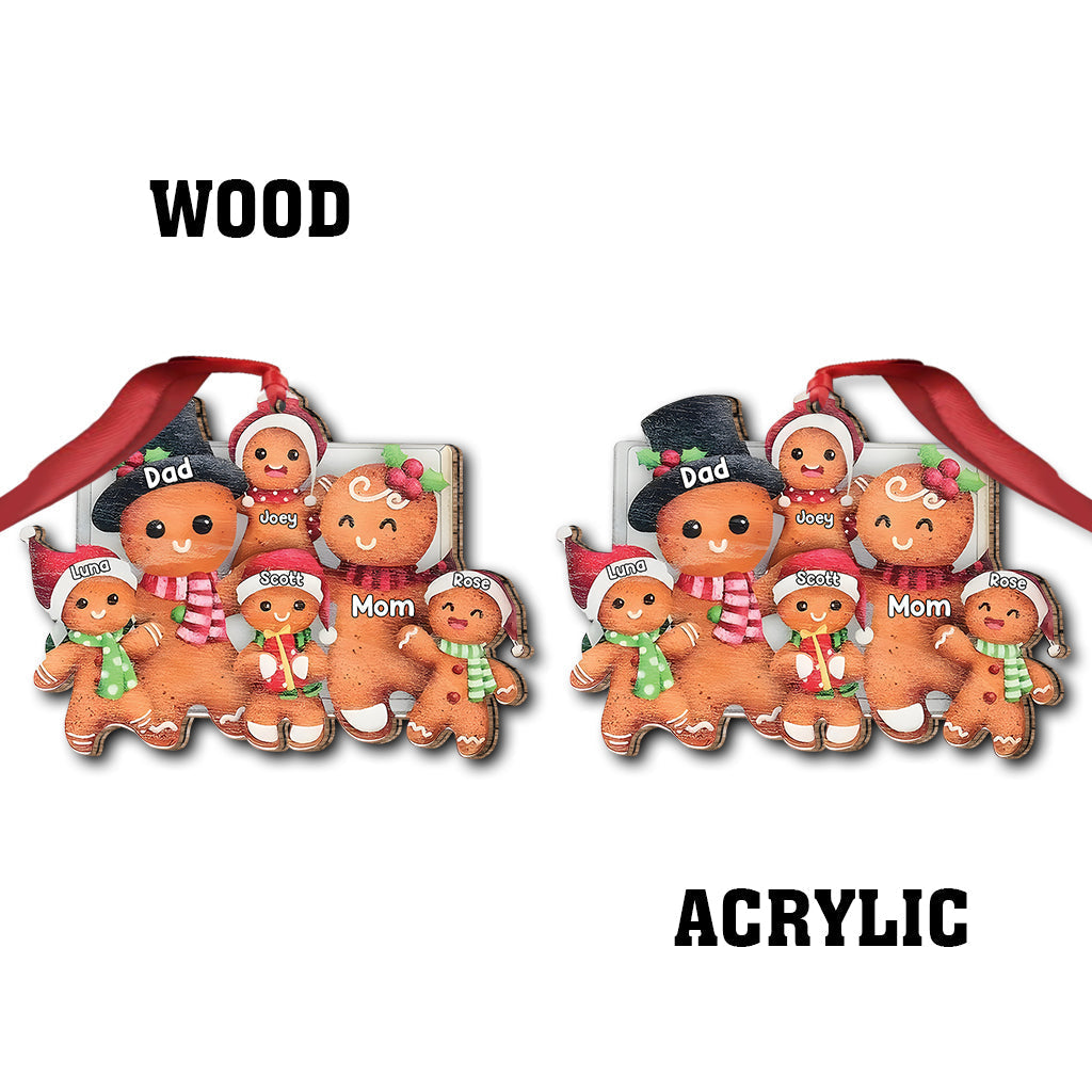 Joyeux Noël - Ornement familial personnalisé