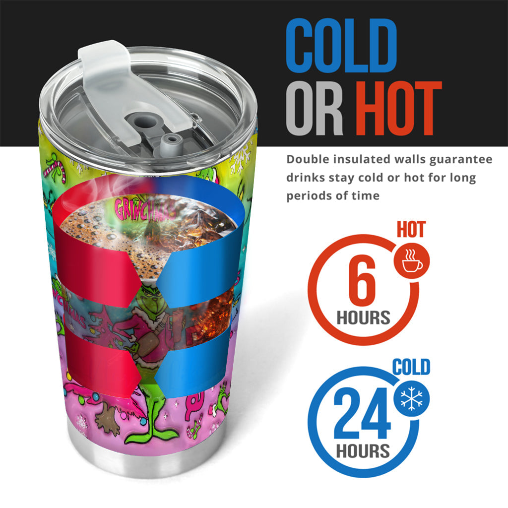 Holo Christmas - Personalized Stole Christmas Tumbler