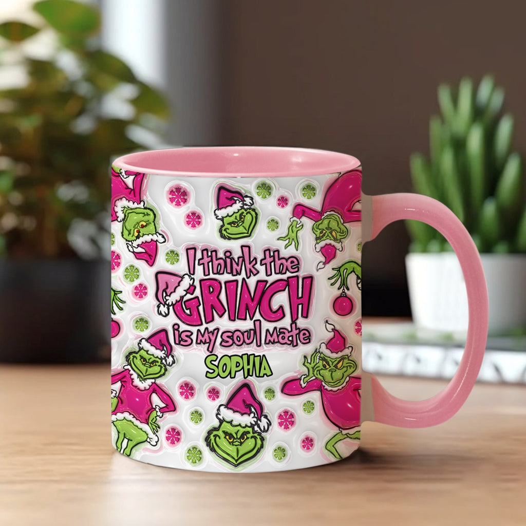 My Soul Mate - Personalized Stole Christmas Accent Mug
