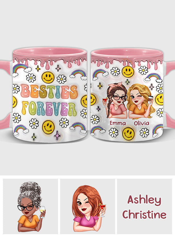 Meilleures amies pour toujours - Mug personnalisé « Meilleure amie »