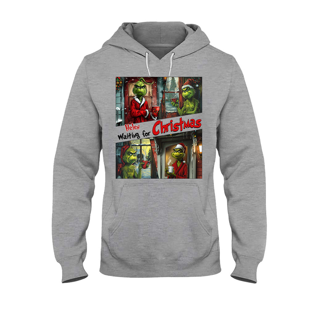 En attendant Noël - T-shirt et sweat à capuche personnalisés « Étole de Noël »