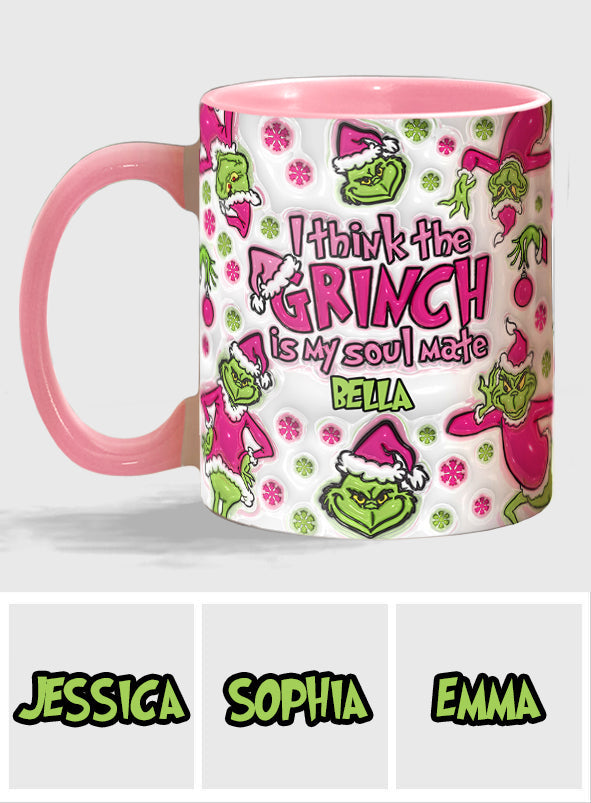 My Soul Mate - Personalized Stole Christmas Accent Mug