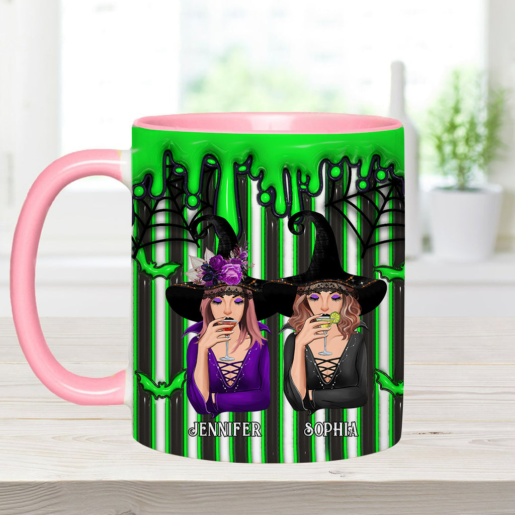 We're Strange and Unusual - Personalized Bestie Accent Mug