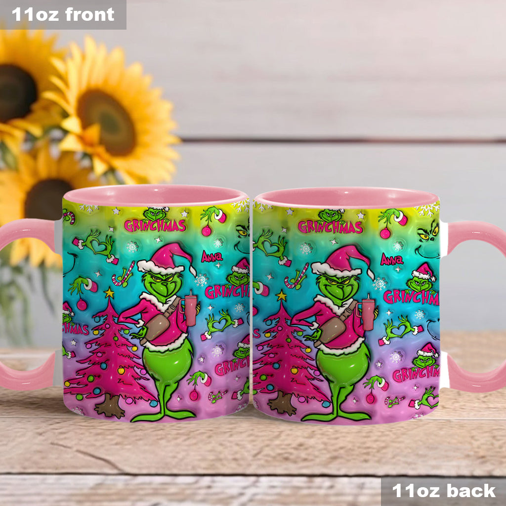 Holo Christmas - Personalized Stole Christmas Accent Mug