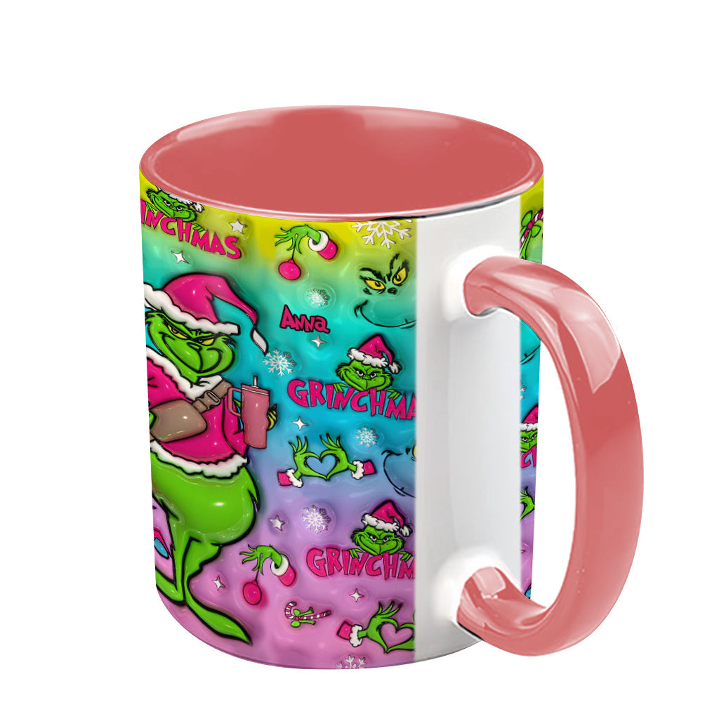 Holo Christmas - Personalized Stole Christmas Accent Mug