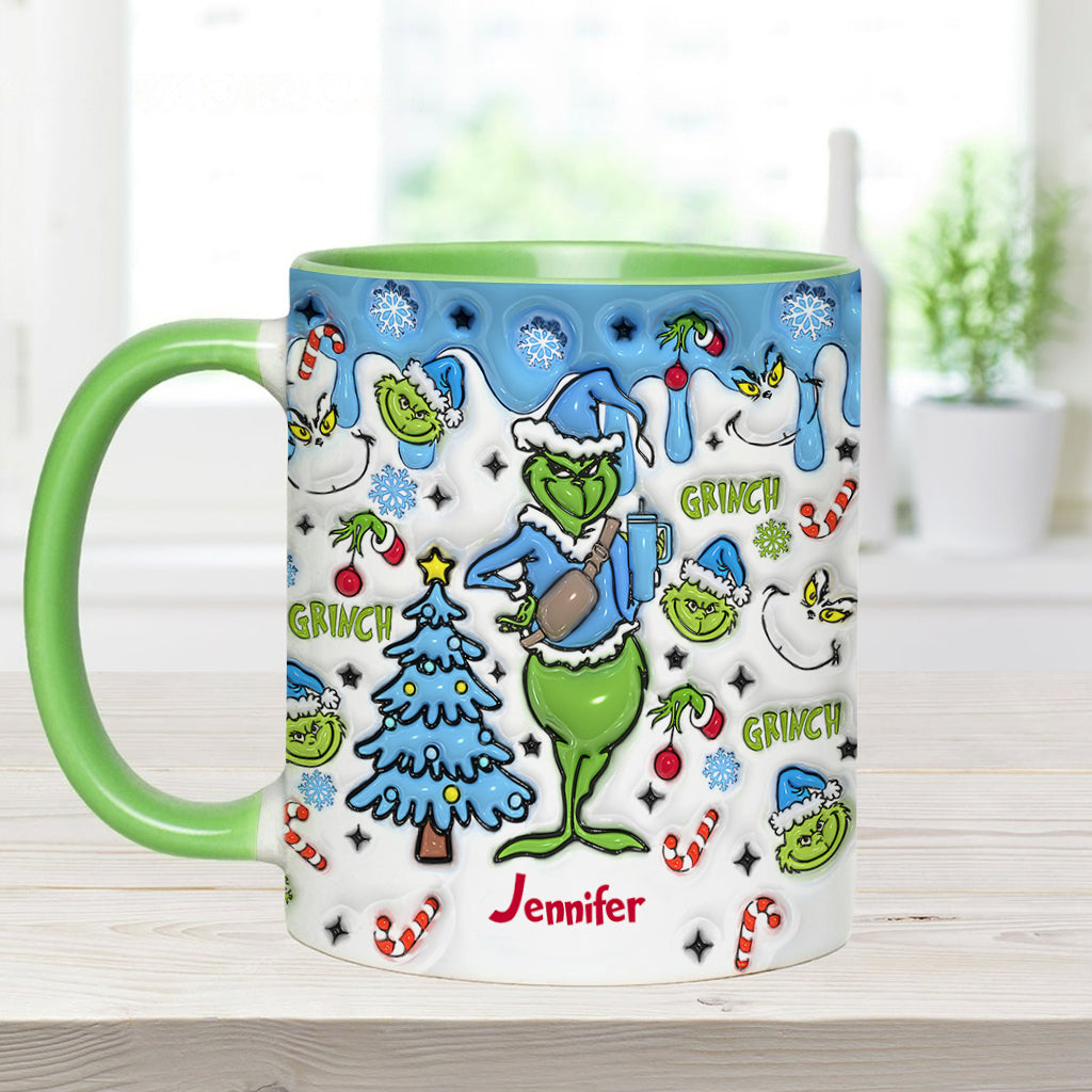 Wait What I Have An Attitude - Personalized Stole Christmas Accent Mug
