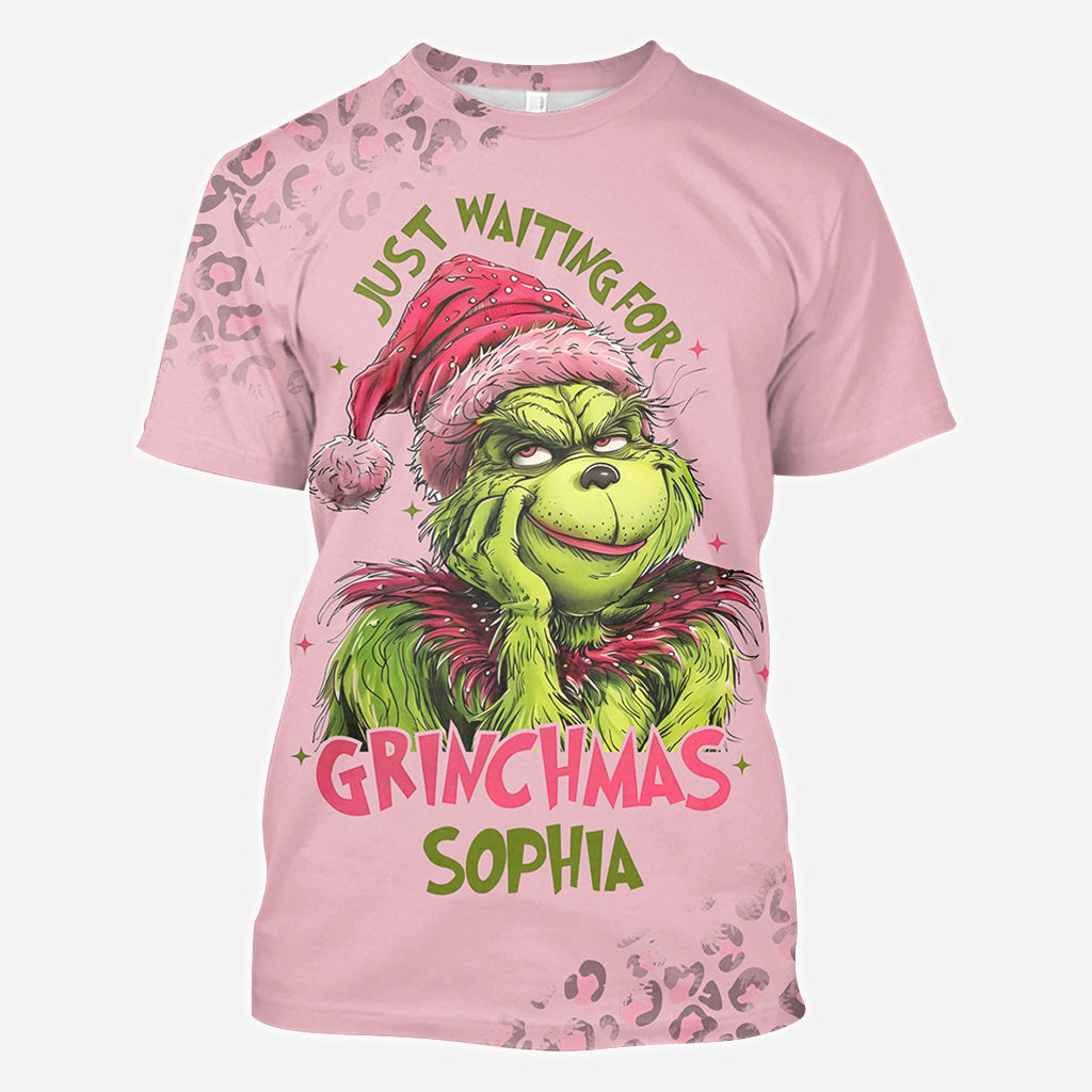 Waiting For Christmas - Personalized Stole Christmas All Over Shirt