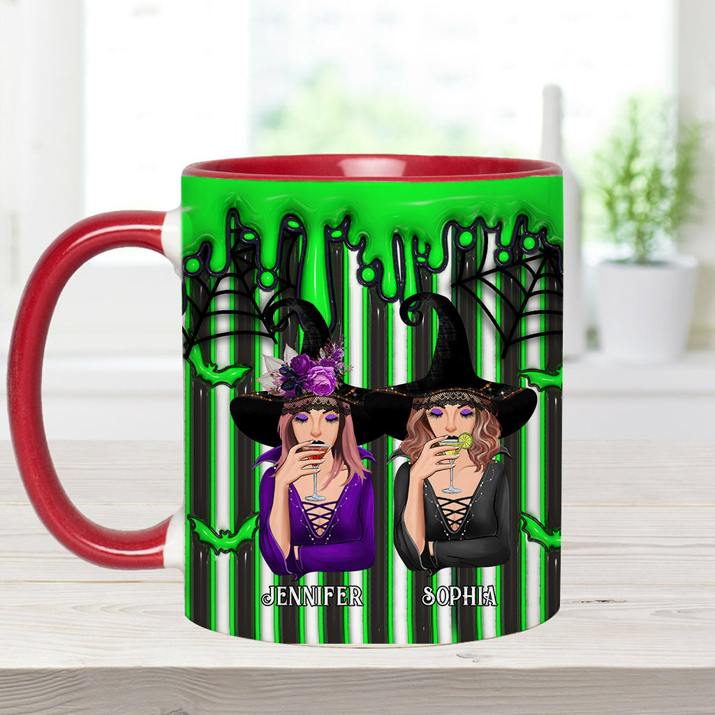 We're Strange and Unusual - Personalized Bestie Accent Mug