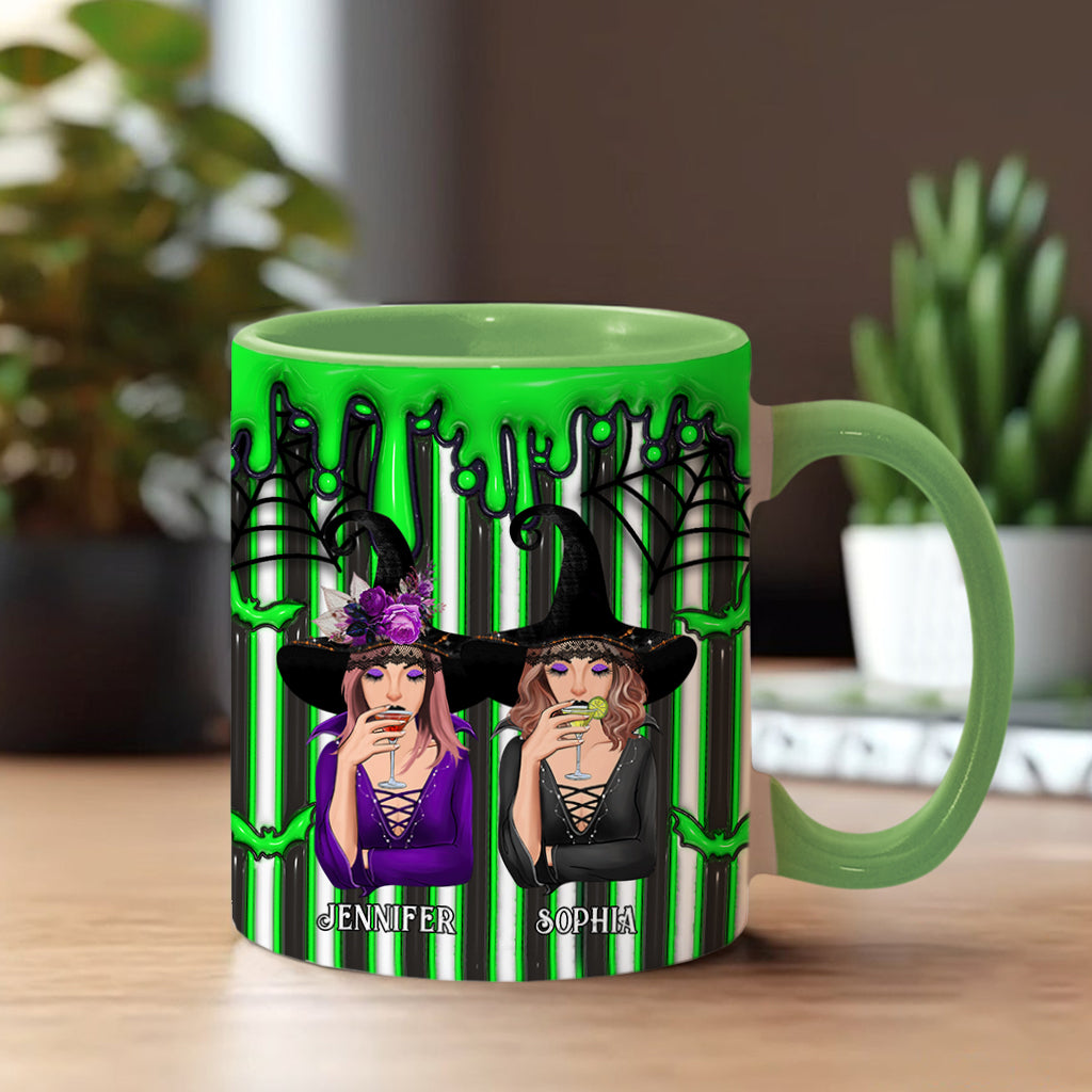 We're Strange and Unusual - Personalized Bestie Accent Mug