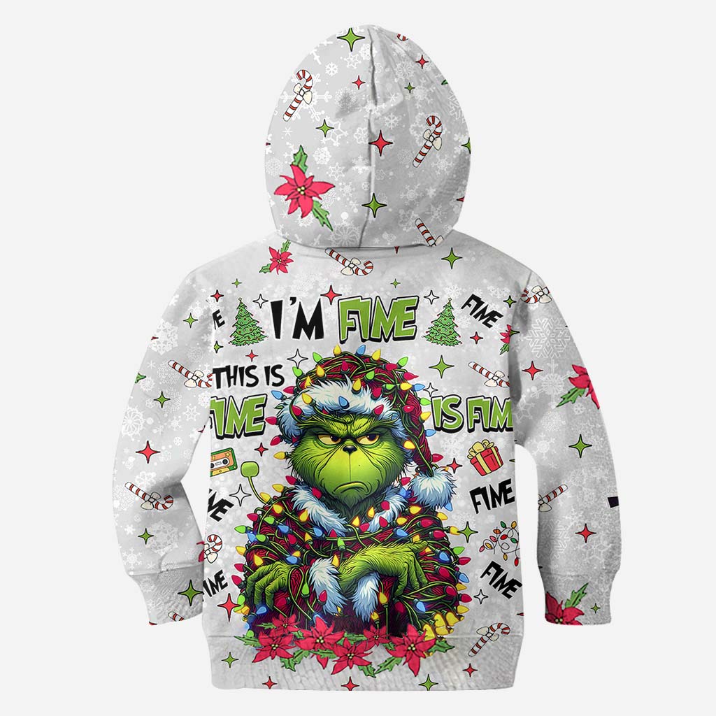It's Fine I'm Fine - Personalized Stole Christmas All Over Shirt