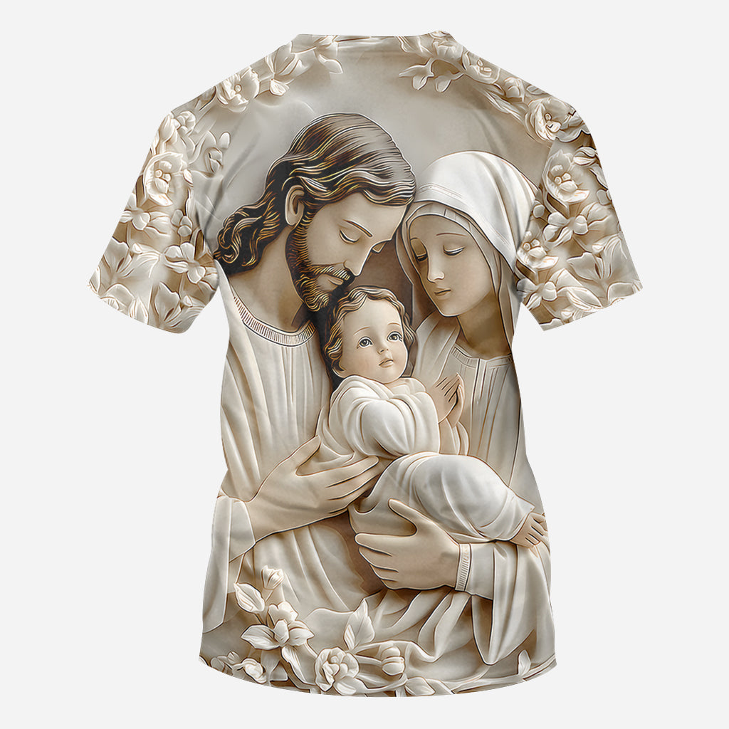 La Sainte Famille - Chemise chrétienne intégrale