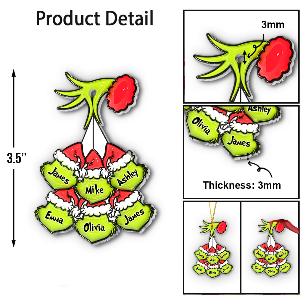 Mama Grinch - Personalized Stole Christmas Ornament
