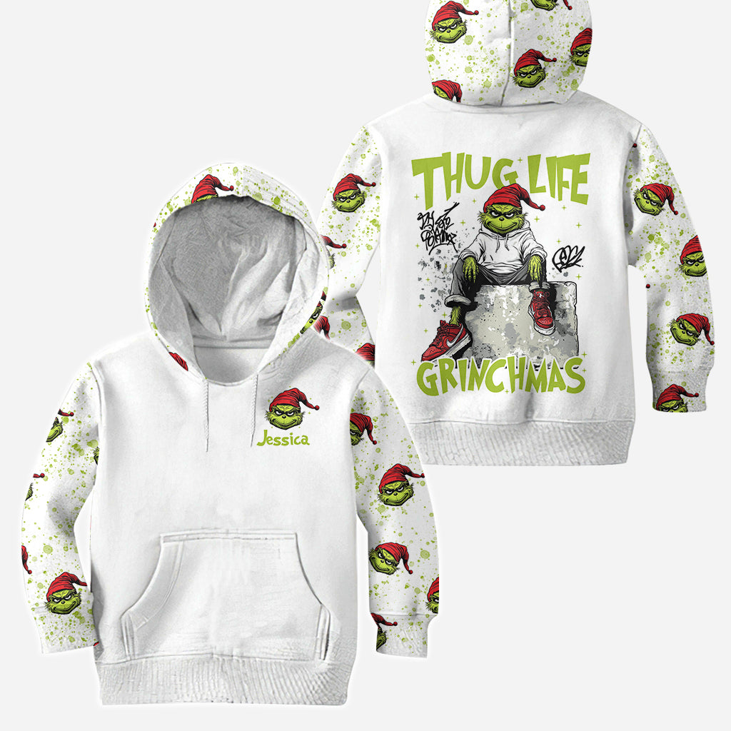 Merry Grinchmas - Personalized Stole Christmas Hoodie and Leggings