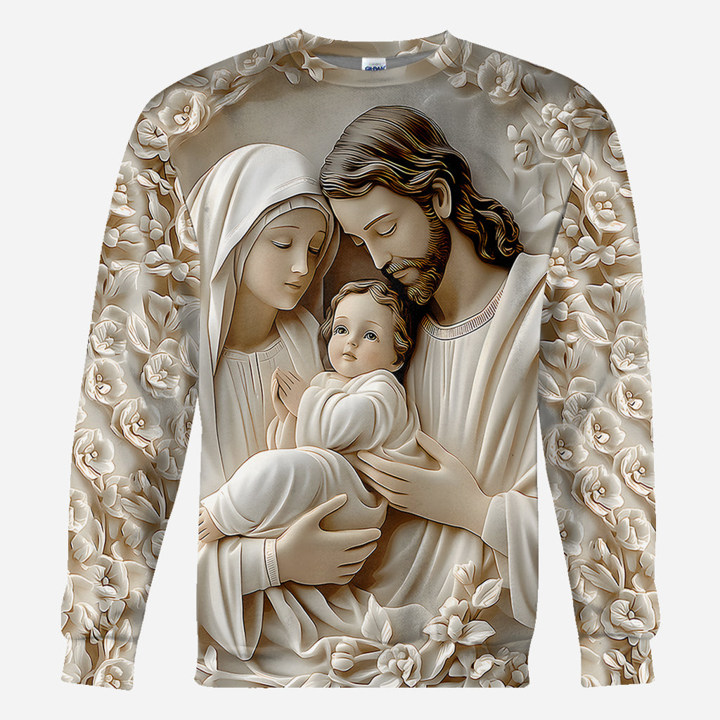 La Sainte Famille - Chemise chrétienne intégrale