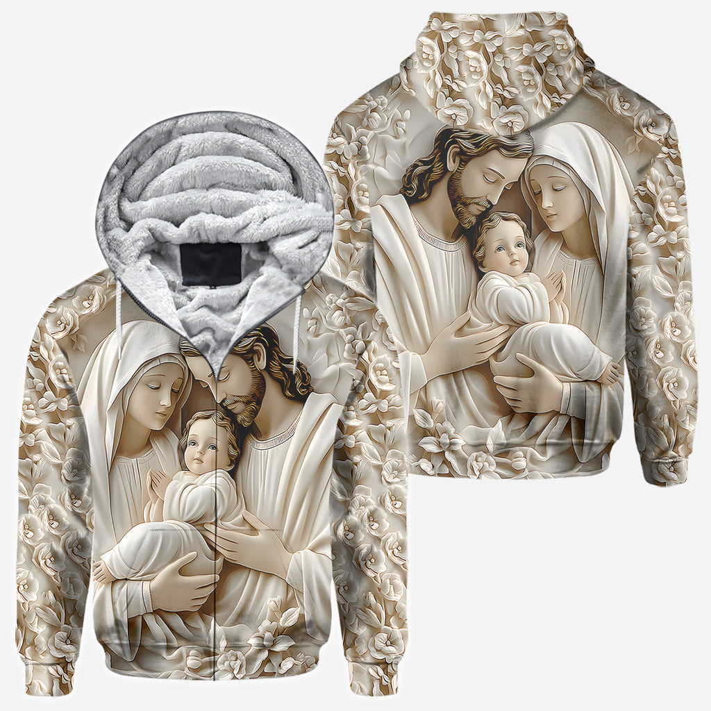 La Sainte Famille - Chemise chrétienne intégrale