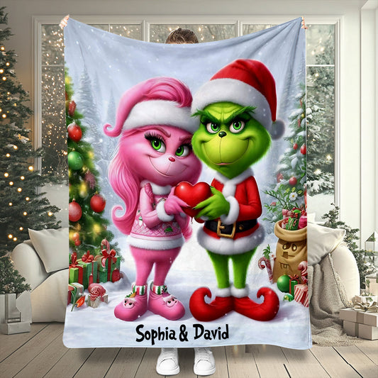 Joyeux Grinchmas - Étole de Noël personnalisée