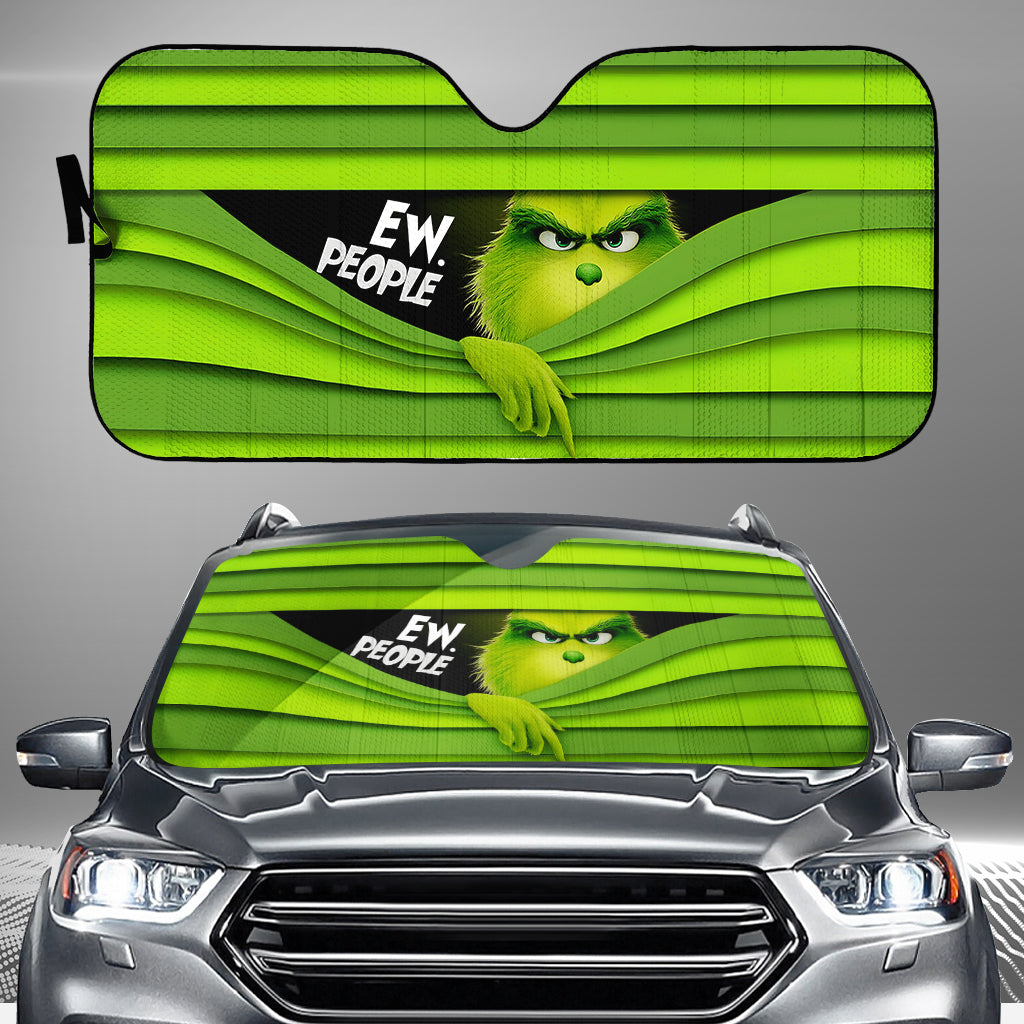 Ew People - Stole Christmas Car Sunshade