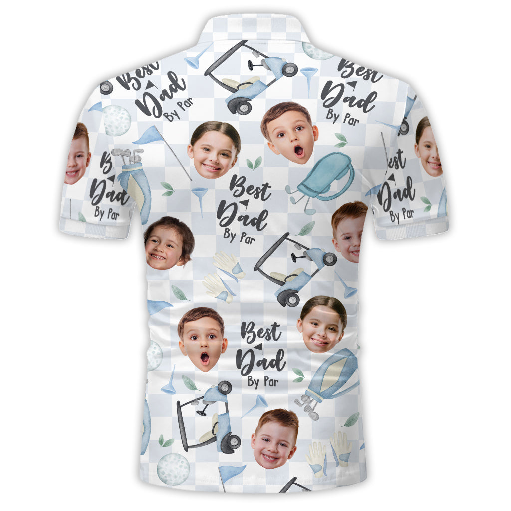 Meilleur papa de loin - Polo de golf personnalisé