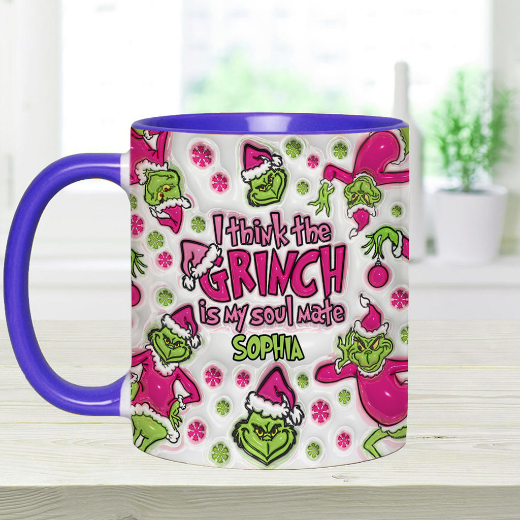 My Soul Mate - Personalized Stole Christmas Accent Mug