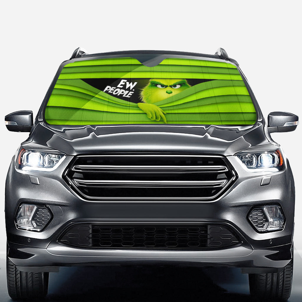 Ew People - Stole Christmas Car Sunshade