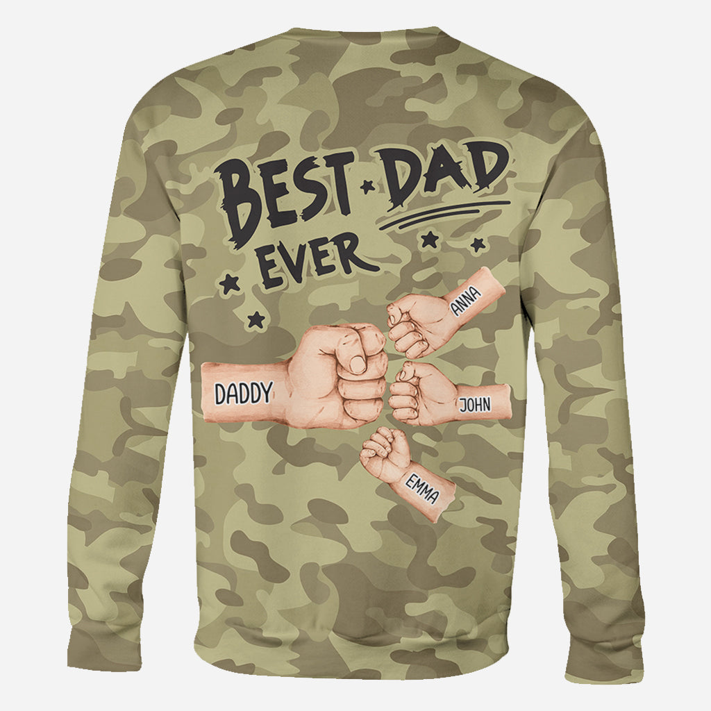 Meilleur papa du monde - T-shirt personnalisé pour papa
