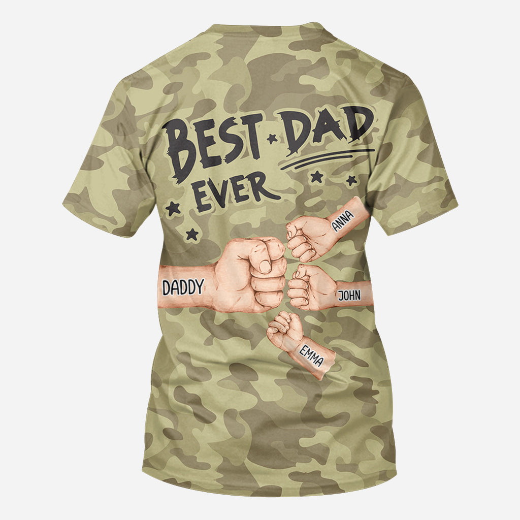 Meilleur papa du monde - T-shirt personnalisé pour papa