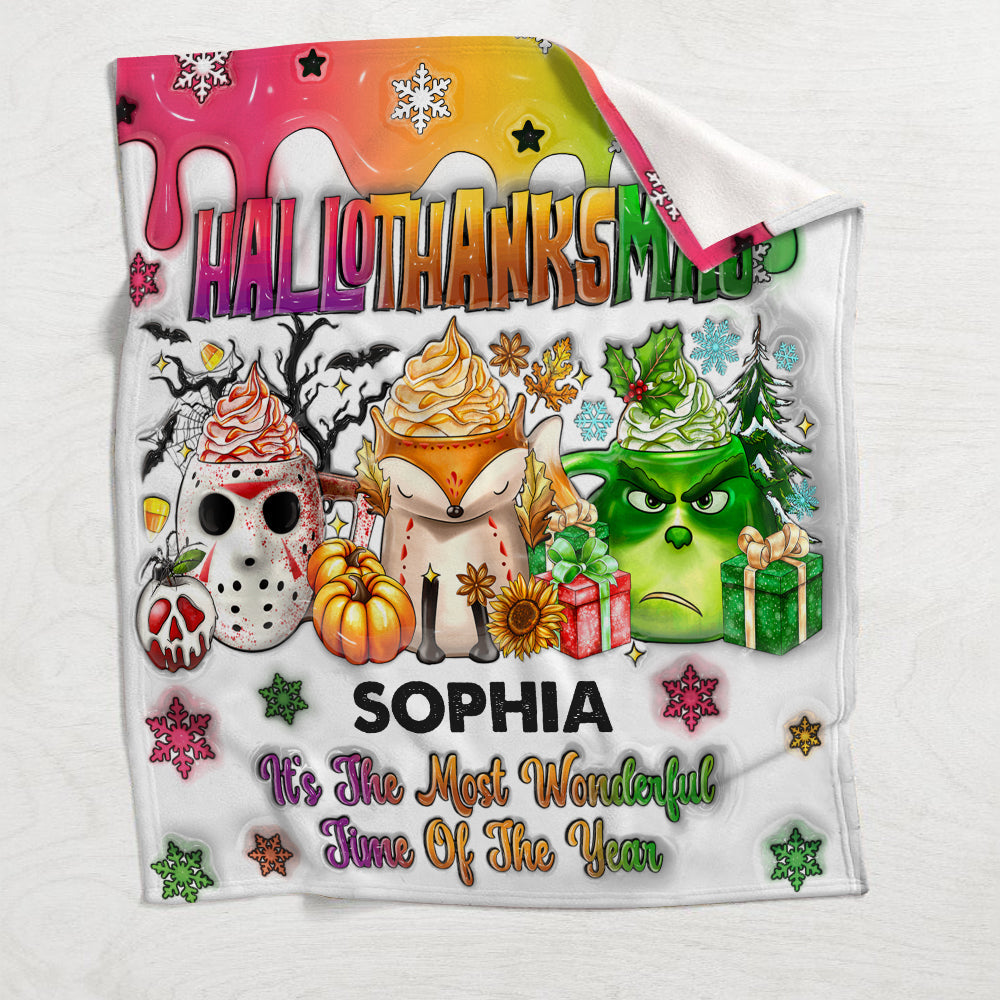 Joyeux Hallothanksmas - Étole de Noël personnalisée