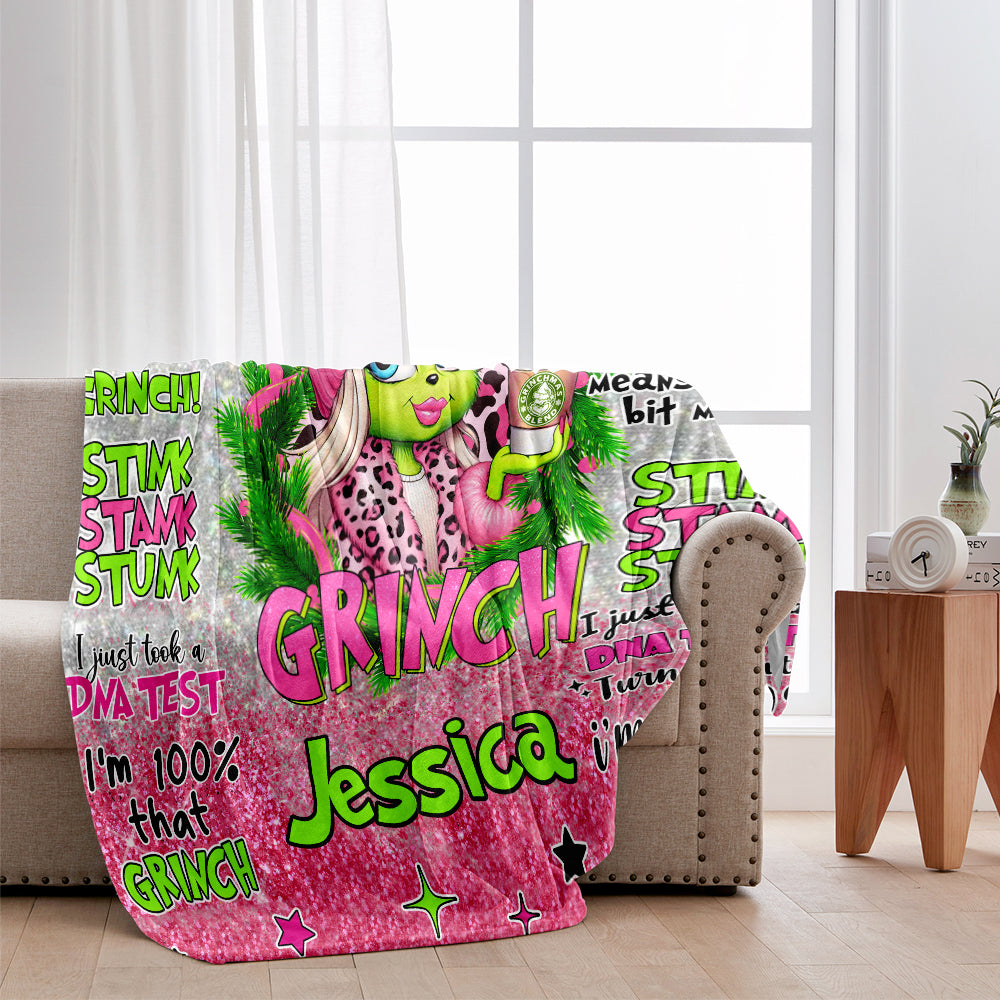 Joyeux Grinchmas - Étole de Noël personnalisée