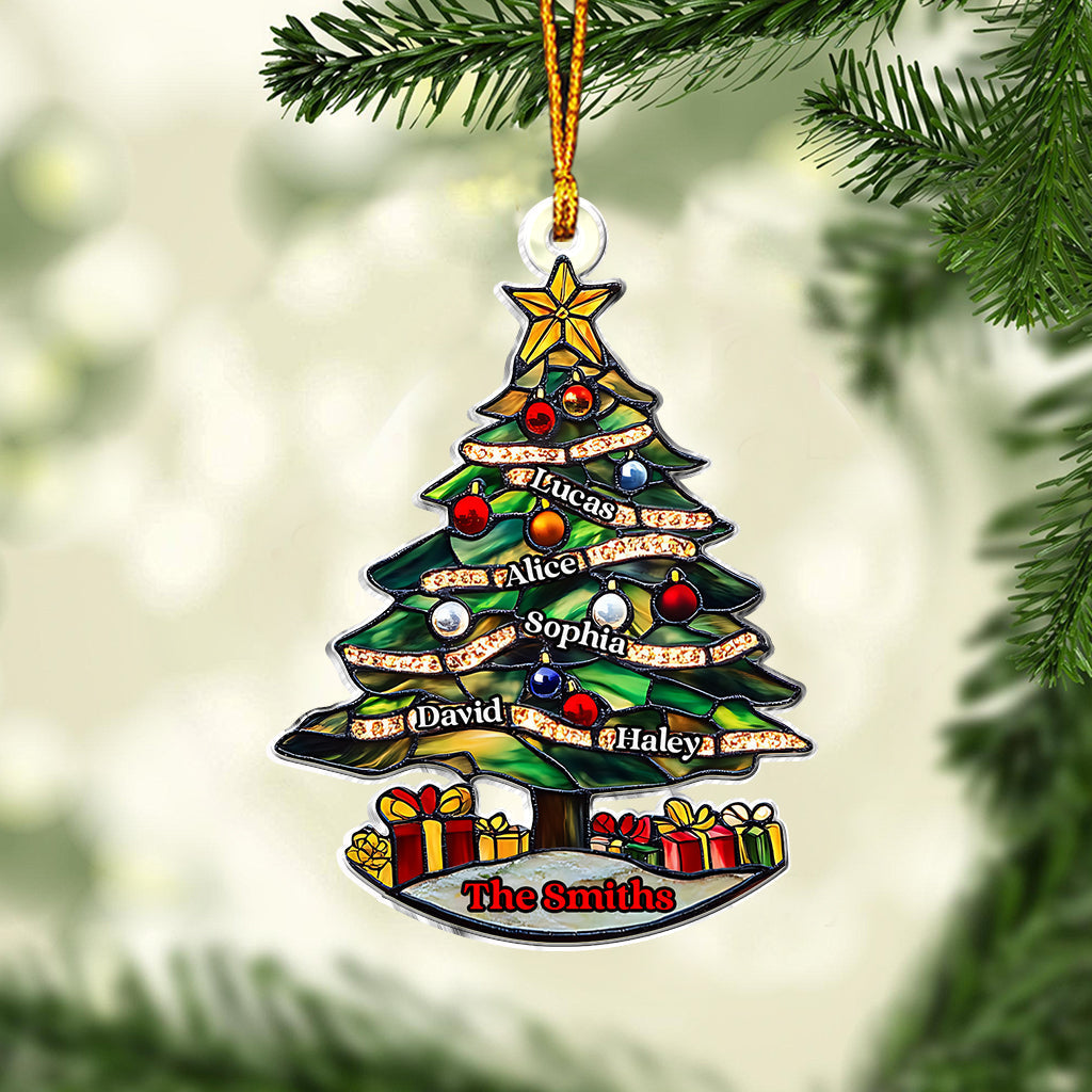 Joyeux Noël - Ornement de Noël personnalisé pour la famille