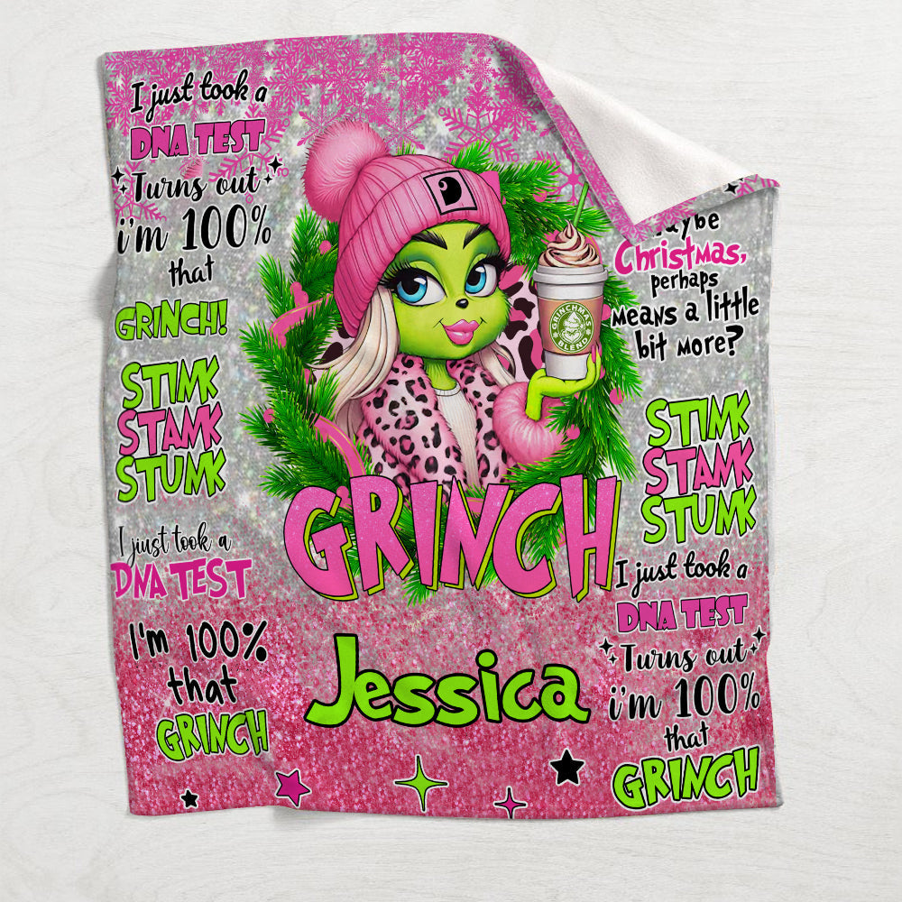 Joyeux Grinchmas - Étole de Noël personnalisée