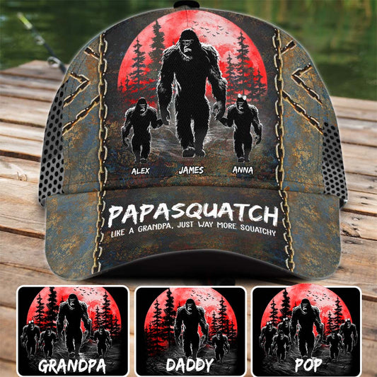 Grandpasquatch - Casquette classique personnalisée pour papa
