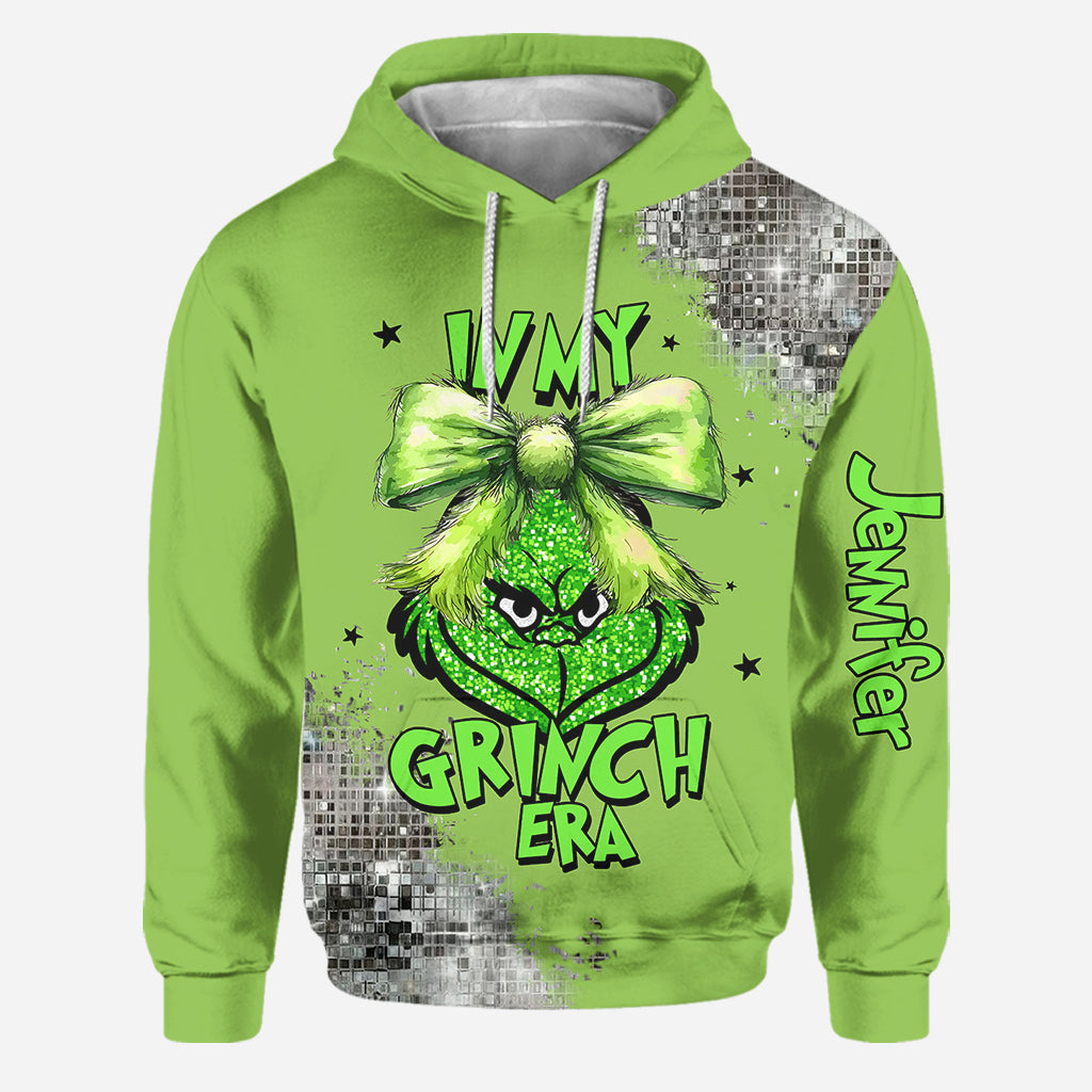 In My Grinchy Era - Personalized Stole Christmas Hoodie and Leggings
