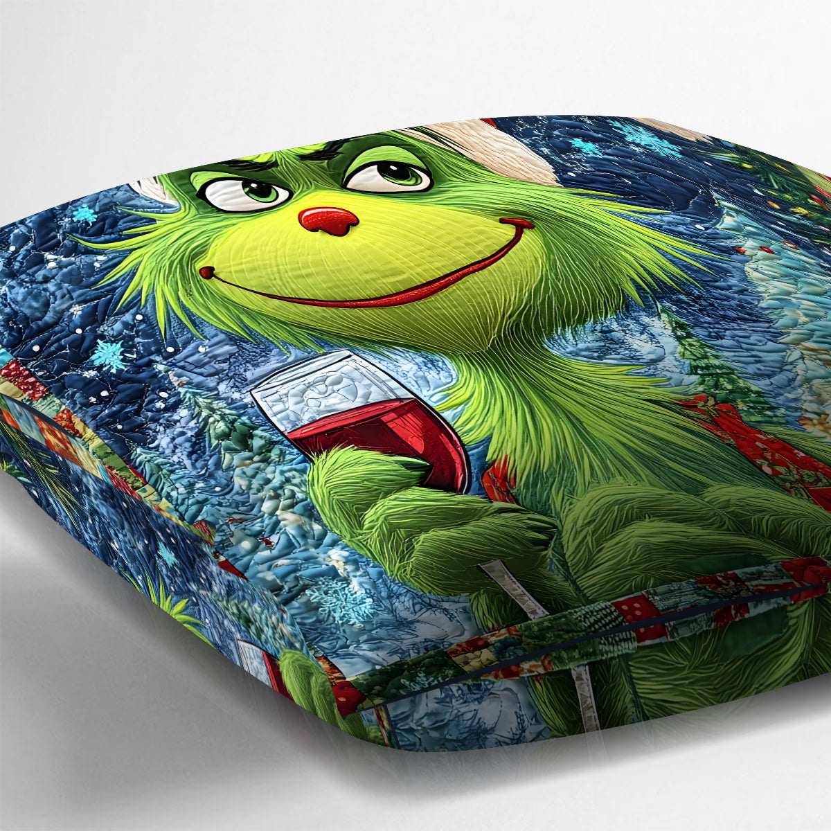 Merry Grinchmas - Personalized Stole Christmas Throw Pillow