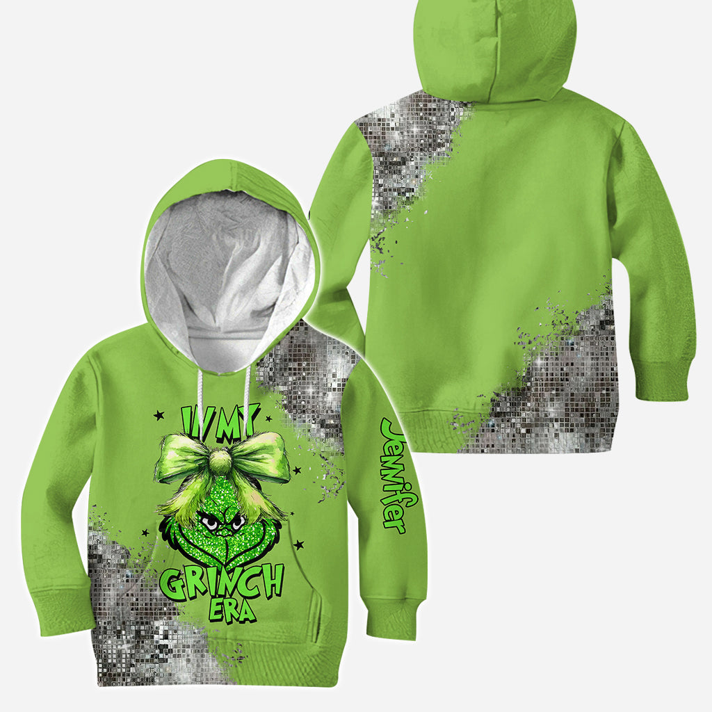 In My Grinchy Era - Personalized Stole Christmas Hoodie and Leggings