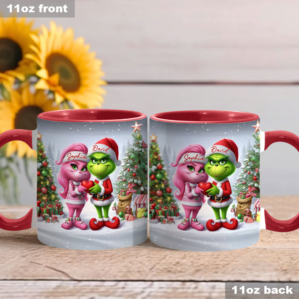 Merry Grinchmas - Personalized Stole Christmas Accent Mug