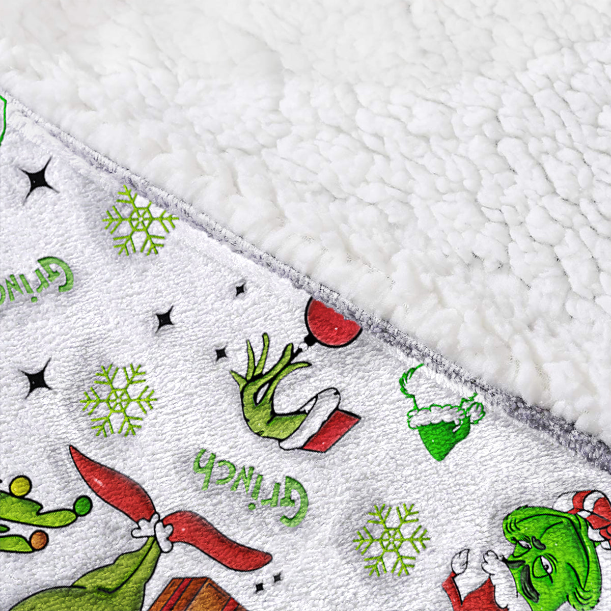 Merry Grinchmas - Personalized Stole Christmas Blanket Hoodie