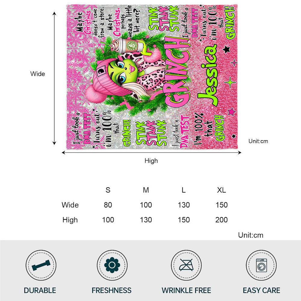 Joyeux Grinchmas - Étole de Noël personnalisée