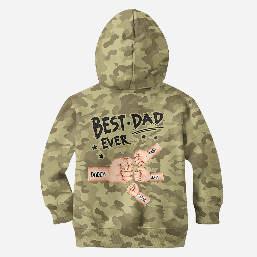 Meilleur papa du monde - T-shirt personnalisé pour papa