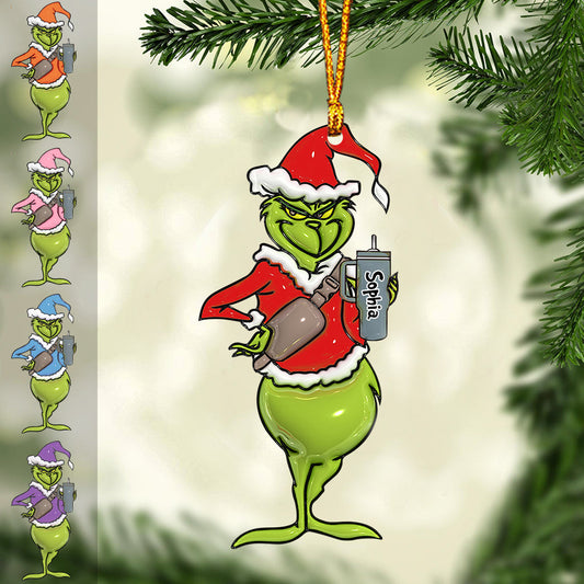 Joyeux Grinchmas - Étole de Noël personnalisée