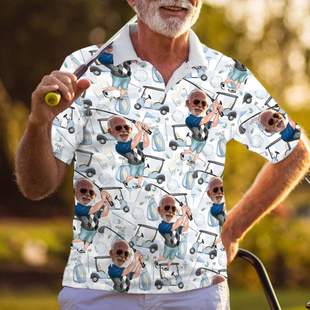 Le cadeau idéal pour un papa, un oncle ou un mari golfeur... - Polo de golf personnalisé