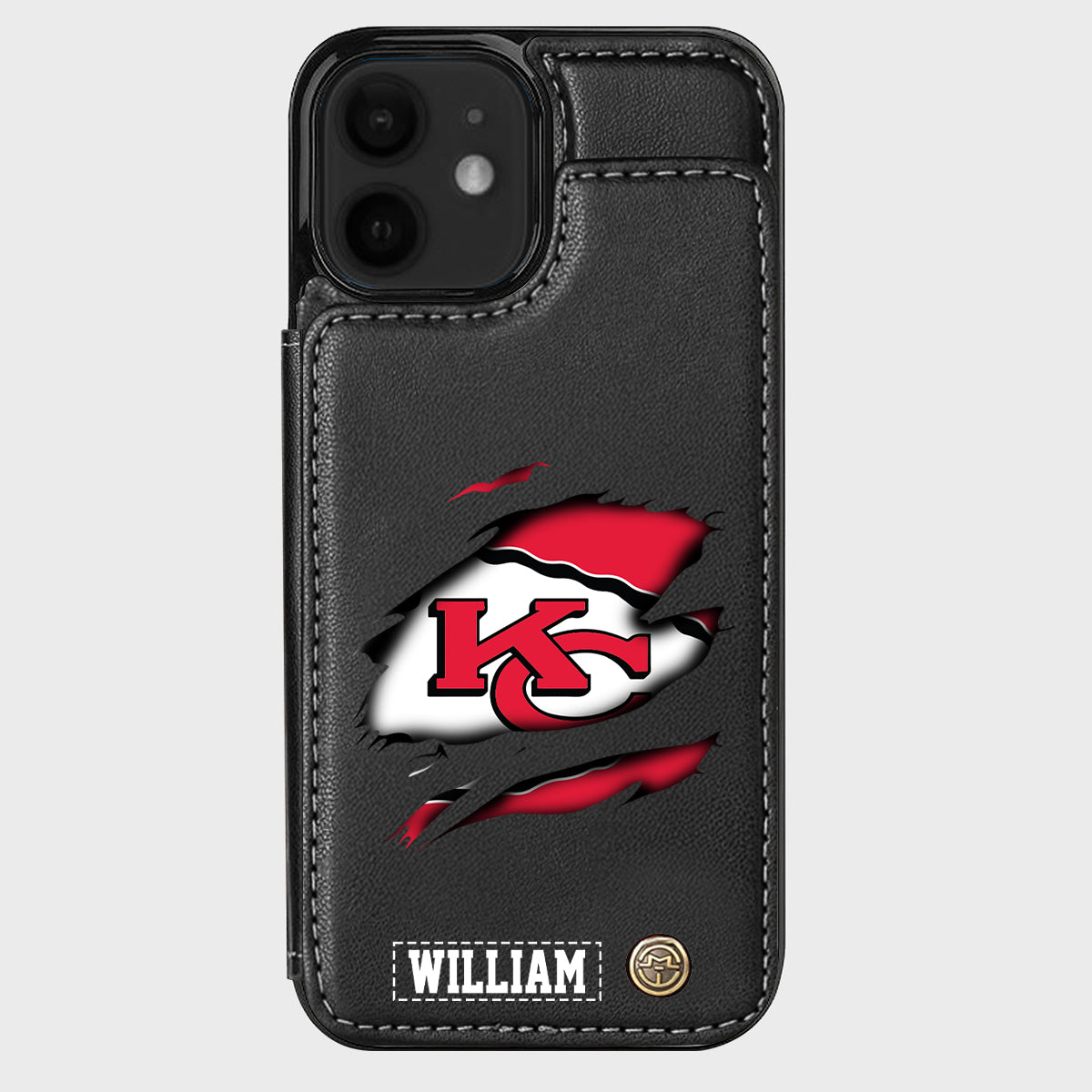 Love Football - Personalized American Football Wallet Phone Case