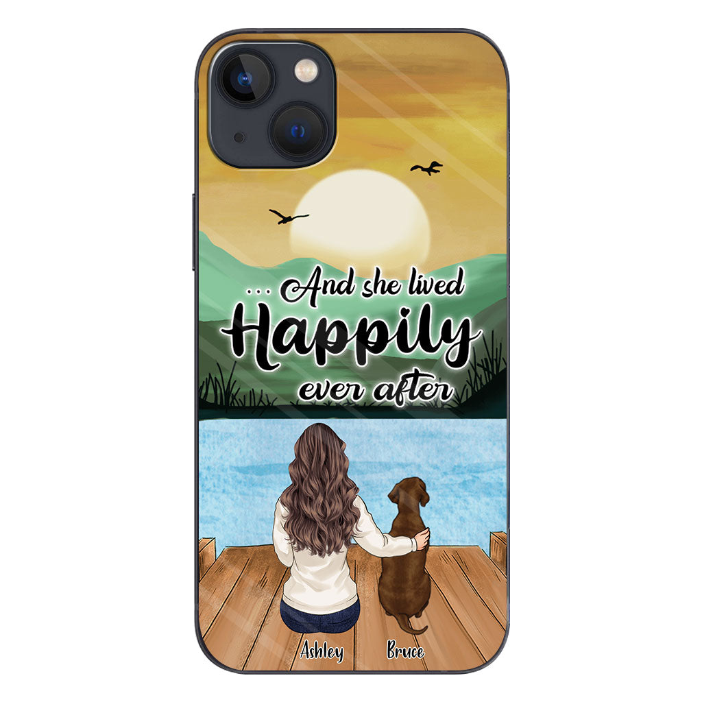 Coque de téléphone personnalisée pour la fête des mères avec un chien : « Tu m’as conquise dès le premier aboiement ! »
