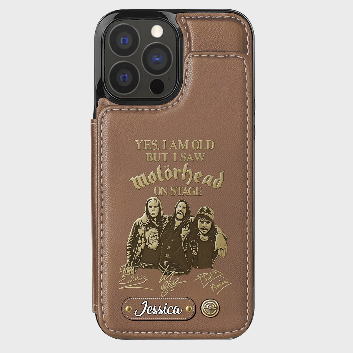 Motorhead on Stage - Personalized Music Band Wallet Phone Case