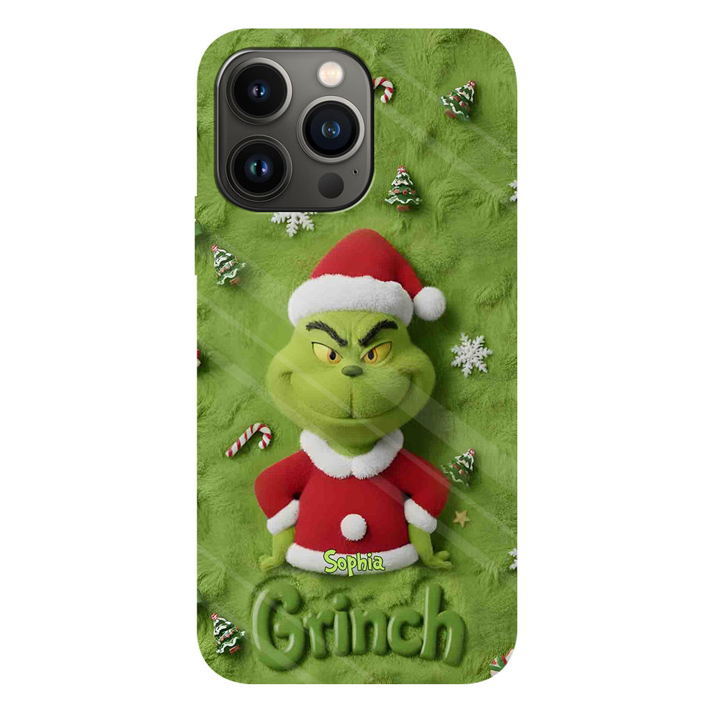 Merry Grinchmas - Personalized Stole Christmas Full Print Phone Case